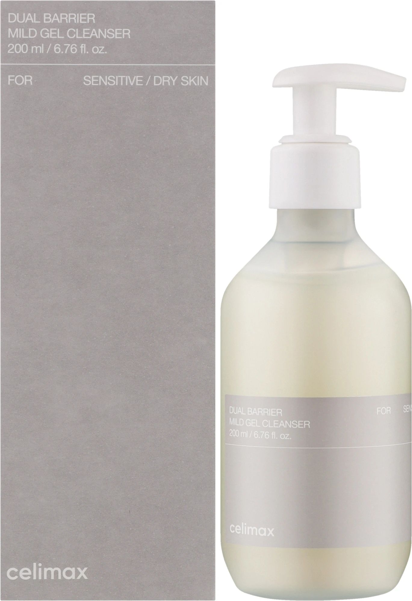 Купити М'який гель для вмивання з керамідами Celimax Dual Barrier Mild Gel Cleanser на LovelyBunny.com.ua
