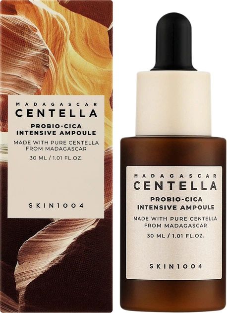 Купити Зміцнювальна сироватка для обличчя із центеллою SKIN1004 Madagascar Centella Probio-Cica Intensive Ampoule на LovelyBunny.com.ua