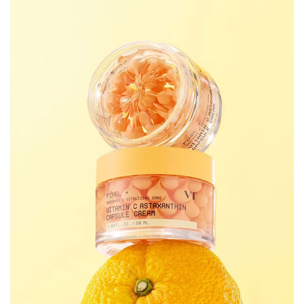 Купити Освітлювальний капсульний крем VT Cosmetics Vitamin C Astaxanthin Capsule Cream на LovelyBunny.com.ua
