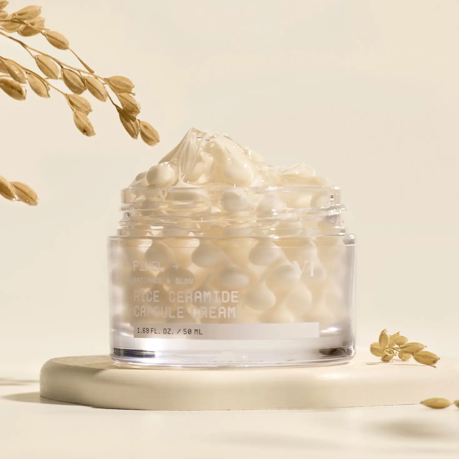 Купити Капсульний крем для глибокого зволоження та сяйва шкіри VT Cosmetics Rice Capsule Cream на LovelyBunny.com.ua