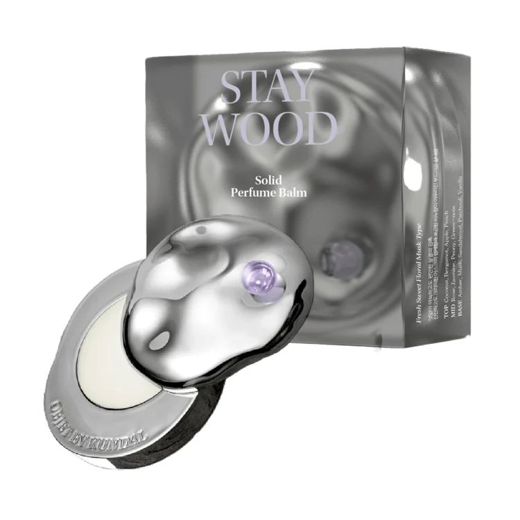 Купити Тверді парфуми-бальзам із теплим деревним ароматом KUNDAL Objet by Kundal Solid Perfume Balm Stay Wood на LovelyBunny.com.ua