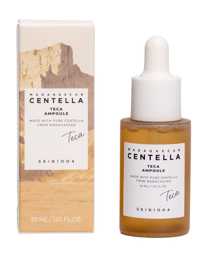 Купити Зміцнююча та заспокійлива відновлююча cироватка SKIN1004 Madagascar Centella Teca Ampoule на LovelyBunny.com.ua