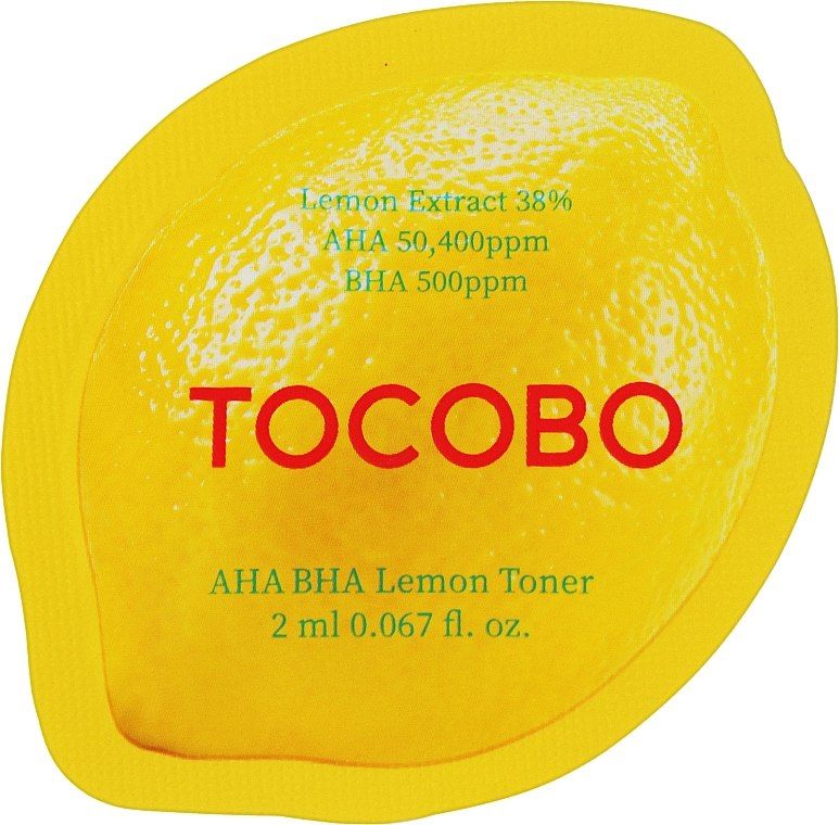 Оновлювальний тонер з лимоном та AHA/BHA кислотами, тестер