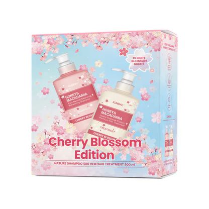 Купити Набір засобів для догляду за волоссям KUNDAL Gift Edition Cherry Blossom Set на LovelyBunny.com.ua